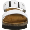 image:imageNAOT Footwear Ashley Womens Slide with Cork Footbed and Arch Comfort and Support  Rhinestone Slip On Lightweight and Perfect for TravelWhite Patent Lthr