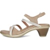 image:imageNAOT Footwear Innovate Womens Heel Rhinestone Sandal with Cork Footbed and Arch Support Footbed  Adjustable Ankle Strap  Comfort and Support  Lightweight and Perfect for TravelAlmond SuedeClear Rhinestones