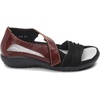 image:imageNAOT Footwear Papaki Womens Sandal with Cork Footbed and Arch Support Sandal With Removable Footbed  Comfort and Support   Slip Resistant Lightweight and Perfect for Travel  Medium FitBlack Velvet NubuckCinnamon Lthr