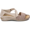 image:imageNAOT Footwear Papaki Womens Sandal with Cork Footbed and Arch Support Sandal With Removable Footbed  Comfort and Support   Slip Resistant Lightweight and Perfect for Travel  Medium FitStone NubuckBeige Lizard Lthr