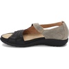 image:imageNAOT Footwear Papaki Womens Sandal with Cork Footbed and Arch Support Sandal With Removable Footbed  Comfort and Support   Slip Resistant Lightweight and Perfect for Travel  Medium FitSpeckled Beige LthrSoft Black Lthr