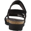 image:imageNAOT Footwear Womens Aisha SandalBlack Velvet NubuckBlack Madras Lthr
