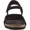 image:imageNAOT Footwear Womens Aisha SandalBlack Velvet NubuckBlack Madras Lthr