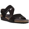 image:imageNAOT Footwear Womens Aisha SandalBlack Velvet NubuckBlack Madras Lthr