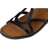 image:imageNAOT Footwear Womens Dorith Sandal with Cork Footbed and Arch Support Footbed  Adjustable Sandal With Backstrap  Comfort and Support  Lightweight and Perfect for Travel  Narrow to Medium FitBlack Raven Leather