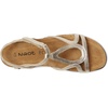 image:imageNAOT Footwear Womens Dorith Sandal with Cork Footbed and Arch Support Footbed  Adjustable Sandal With Backstrap  Comfort and Support  Lightweight and Perfect for Travel  Narrow to Medium FitRadiant Gold Leather