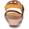 image:imageNAOT Footwear Womens Dynasty SandalMaple Brown LthrAntique Brown SuedeMarigold Lthr