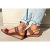 image:imageNAOT Footwear Womens Dynasty SandalMaple BrownAntique BrownMarigold Leather Combo