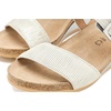 image:imageNAOT Footwear Womens Dynasty SandalPlatinum Striped SuedeQuartz Metallic LeatherTitanium Leather