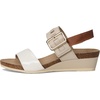 image:imageNAOT Footwear Womens Dynasty SandalPorcelain Patent LeatherIvory LeatherLatte Brown Leather