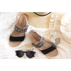 image:imageNAOT Footwear Womens Dynasty SandalSoft Black LthrFoggy Gray LthrSoft Beige Lthr