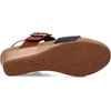 image:imageNAOT Footwear Womens Dynasty SandalSoft Ink LthrSoft Chestnut LthrSoft White Lthr