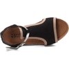 image:imageNAOT Footwear Womens Fiona Wedge SandalBlack Velvet NubuckKhaki Beige LeatherSilver Mirror Leather