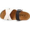 image:imageNAOT Footwear Womens Juliette SandalSoft Black LthrWhite Lthr
