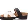 image:imageNAOT Footwear Womens Juliette SandalSoft Black LthrWhite Lthr