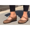 image:imageNAOT Footwear Womens Kirei Maryjane with Cork Footbed and Arch Comfort and Support  Lightweight and Perfect for Travel Removable FootbedAntique Brown SuedeSaddle Brown LthrGrecian Gold Lthr