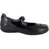 image:imageNAOT Footwear Womens Kirei Maryjane with Cork Footbed and Arch Comfort and Support  Lightweight and Perfect for Travel Removable FootbedBlack Madras LeatherShiny Black Leather