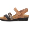 image:imageNAOT Footwear Womens Krista SandalLatte Brown LthrSoft Brown Lthr WBrownCheetah Rivets