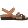 image:imageNAOT Footwear Womens Krista SandalLatte Brown LthrSoft Brown Lthr WBrownCheetah Rivets