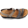 image:imageNAOT Footwear Womens Krista SandalPewter LthrMetal LthrBlack WSilver Rivets