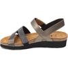 image:imageNAOT Footwear Womens Krista SandalPewter LthrMetal LthrBlack WSilver Rivets