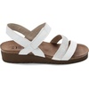 image:imageNAOT Footwear Womens Krista SandalWhite LthrWhite WSilver Rivets