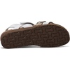 image:imageNAOT Footwear Womens Krista SandalWhite Pearl LthrSoft Silver Lthr WBeigeCheetah Rivets