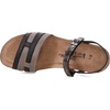 image:imageNAOT Footwear Womens Lucy SandalSoft Black LthrFoggy Gray LthrMetallic Onyx Lthr