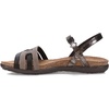 image:imageNAOT Footwear Womens Lucy SandalSoft Black LthrFoggy Gray LthrMetallic Onyx Lthr