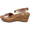 image:imageNAOT Footwear Womens Pier WedgeSoft Rose Gold Lthr