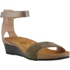image:imageNAOT Footwear Womens Pixie SandalOily Olive SuedeArizona Tan LthrPewter Lthr