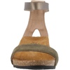 image:imageNAOT Footwear Womens Pixie SandalOily Olive SuedeArizona Tan LthrPewter Lthr
