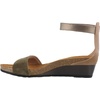 image:imageNAOT Footwear Womens Pixie SandalOily Olive SuedeArizona Tan LthrPewter Lthr