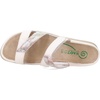 image:imageNAOT Footwear Womens Tariana SandalSoft White LthrFloral Lthr
