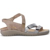 image:imageNAOT Footwear Womens Whetu SandalGray Silver SuedeSoft Silver LthrSand Stone Suede