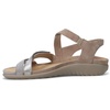 image:imageNAOT Footwear Womens Whetu SandalGray Silver SuedeSoft Silver LthrSand Stone Suede