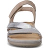 image:imageNAOT Footwear Womens Whetu SandalGray Silver SuedeSoft Silver LthrSand Stone Suede