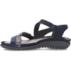 image:imageNAOT Footwear Womens Whetu SandalPolar Sea LthrNavy Python LthrSoft Ink Lthr