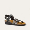 image:imageNAOT Kayla Womens Sandals  Supportive 3Strap Design with Backstrap Cork amp Latex Footbed  Arch Support  TravelFriendly Comfortable Walking Sandals for AllDay WearMetallic Onyx Lthr