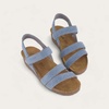 image:imageNAOT Kayla Womens Sandals  Supportive 3Strap Design with Backstrap Cork amp Latex Footbed  Arch Support  TravelFriendly Comfortable Walking Sandals for AllDay WearDenim