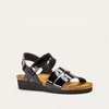 image:imageNAOT Kayla Womens Sandals  Supportive 3Strap Design with Backstrap Cork amp Latex Footbed  Arch Support  TravelFriendly Comfortable Walking Sandals for AllDay WearBlack Patent Leather