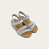 image:imageNAOT Kayla Womens Sandals  Supportive 3Strap Design with Backstrap Cork amp Latex Footbed  Arch Support  TravelFriendly Comfortable Walking Sandals for AllDay WearLight Denim