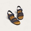 image:imageNAOT Kayla Womens Sandals  Supportive 3Strap Design with Backstrap Cork amp Latex Footbed  Arch Support  TravelFriendly Comfortable Walking Sandals for AllDay WearNavy Velvet Nubuck