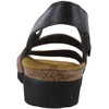 image:imageNAOT Kayla Womens Sandals  Supportive 3Strap Design with Backstrap Cork amp Latex Footbed  Arch Support  TravelFriendly Comfortable Walking Sandals for AllDay WearBrown Night Black Combination