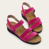 image:imageNAOT Kayla Womens Sandals  Supportive 3Strap Design with Backstrap Cork amp Latex Footbed  Arch Support  TravelFriendly Comfortable Walking Sandals for AllDay WearFuchsia Suede