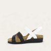 image:imageNAOT Kayla Womens Sandals  Supportive 3Strap Design with Backstrap Cork amp Latex Footbed  Arch Support  TravelFriendly Comfortable Walking Sandals for AllDay WearWhite Black
