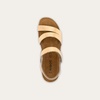 image:imageNAOT Kayla Womens Sandals  Supportive 3Strap Design with Backstrap Cork amp Latex Footbed  Arch Support  TravelFriendly Comfortable Walking Sandals for AllDay WearDark Brass Leather