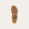 image:imageNAOT Kayla Womens Sandals  Supportive 3Strap Design with Backstrap Cork amp Latex Footbed  Arch Support  TravelFriendly Comfortable Walking Sandals for AllDay WearLatte Brown Leather