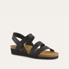 image:imageNAOT Kayla Womens Sandals  Supportive 3Strap Design with Backstrap Cork amp Latex Footbed  Arch Support  TravelFriendly Comfortable Walking Sandals for AllDay WearBlack Matte Leather