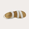 image:imageNAOT Kayla Womens Sandals  Supportive 3Strap Design with Backstrap Cork amp Latex Footbed  Arch Support  TravelFriendly Comfortable Walking Sandals for AllDay WearBeige Lizard Leather